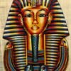 papayrus painting depicting King Tutankhamun