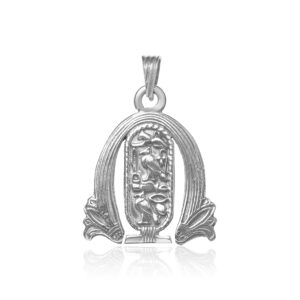 Handmade Silver Khartoush in Lotus Flowers Pendant