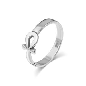 Handmade Silver Ankh Ring