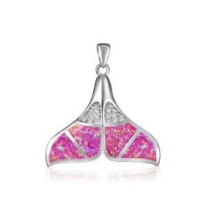 The Fin Pink Opal Pendant